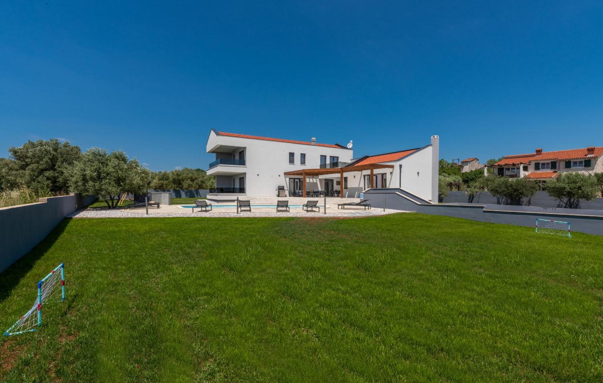 Villa Posidonia Near Pula With Sea View And Surrounded By Olive Trees Krnica Ngoại thất bức ảnh