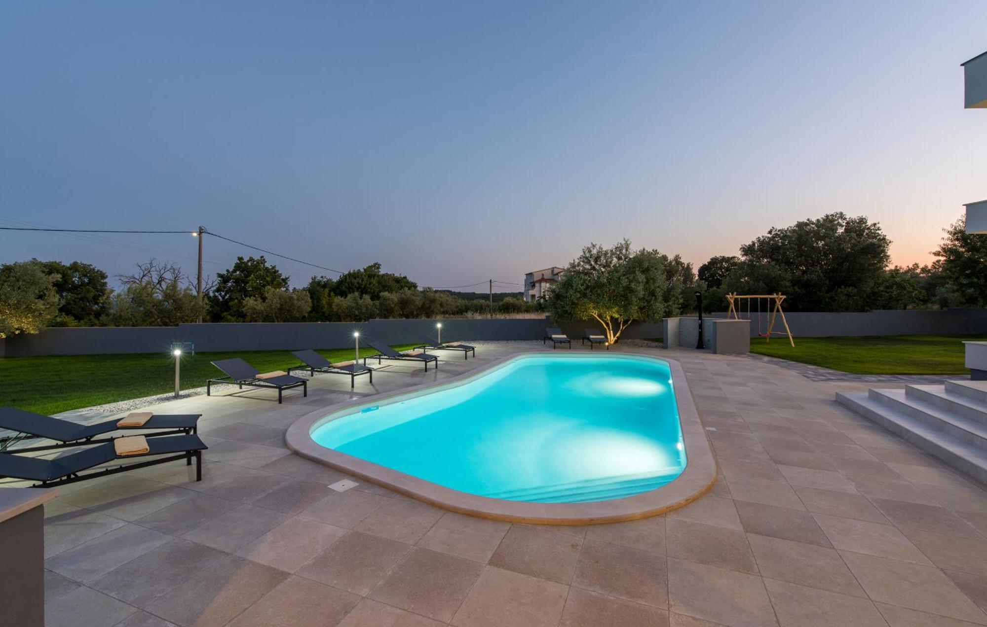 Villa Posidonia Near Pula With Sea View And Surrounded By Olive Trees Krnica Ngoại thất bức ảnh