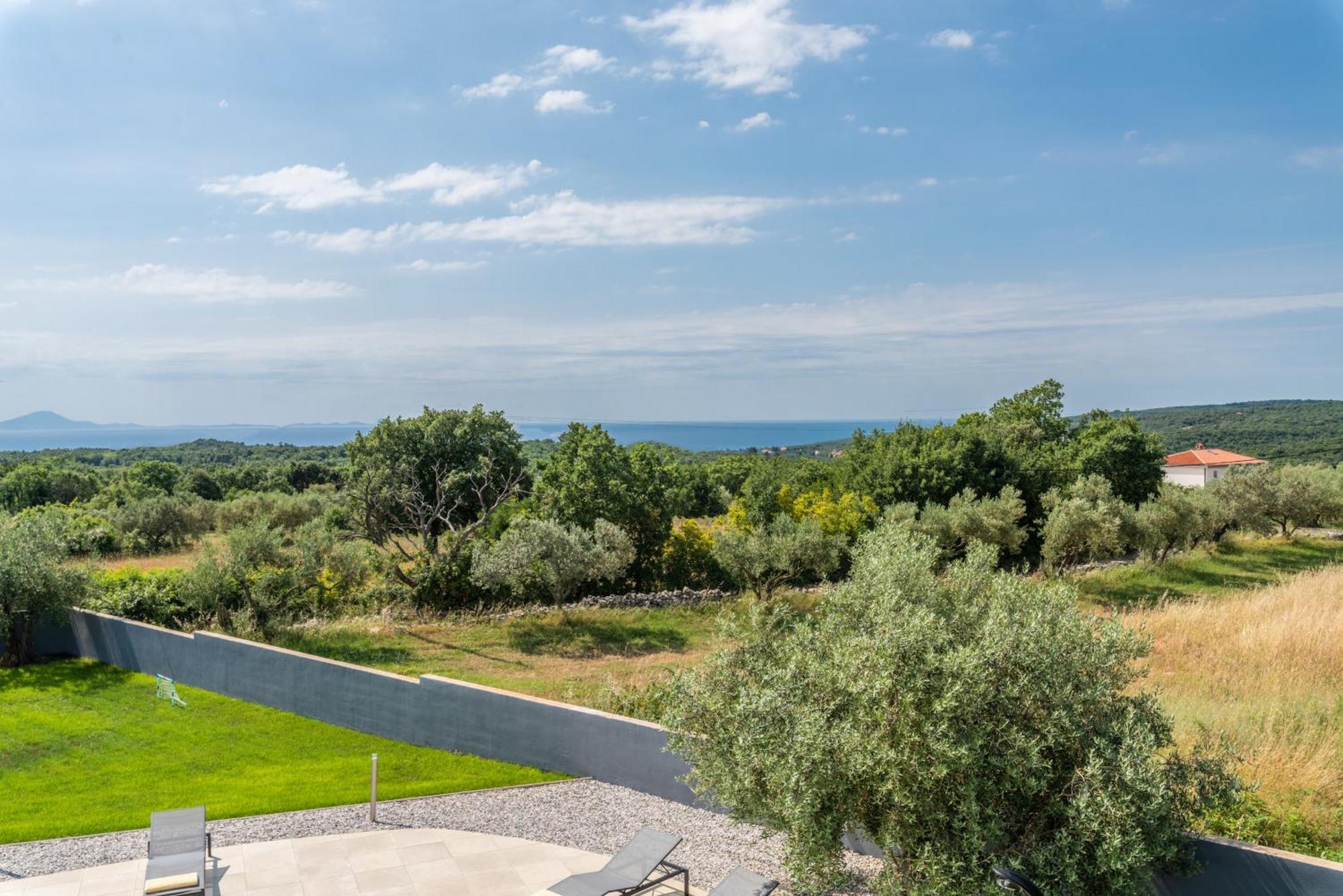 Villa Posidonia Near Pula With Sea View And Surrounded By Olive Trees Krnica Ngoại thất bức ảnh