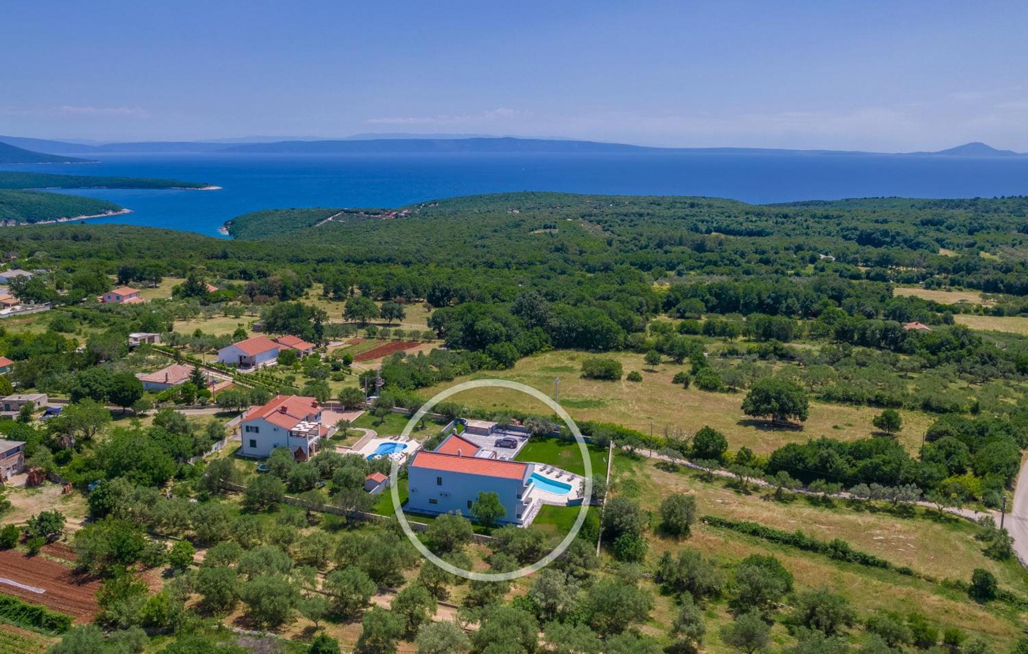 Villa Posidonia Near Pula With Sea View And Surrounded By Olive Trees Krnica Ngoại thất bức ảnh