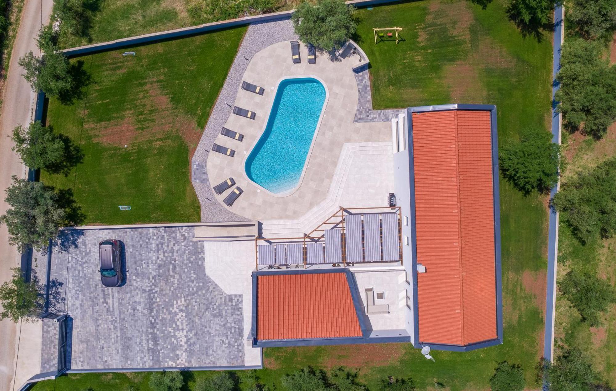 Villa Posidonia Near Pula With Sea View And Surrounded By Olive Trees Krnica Ngoại thất bức ảnh